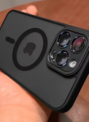 Противоударный чехол для iPhone на заказ в Алматы — матовый TPU, MagSafe - 660562 - фото 1 (mini)