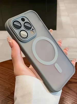 Противоударный чехол для iPhone на заказ в Алматы — матовый TPU, MagSafe - 660562 - фото 4 (mini)