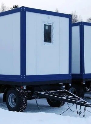 Wohnwagen auf Rädern mit Isolierung — eine mobile Lösung für den ganzjährigen Einsatz - 660668 - Foto 1 (mini)