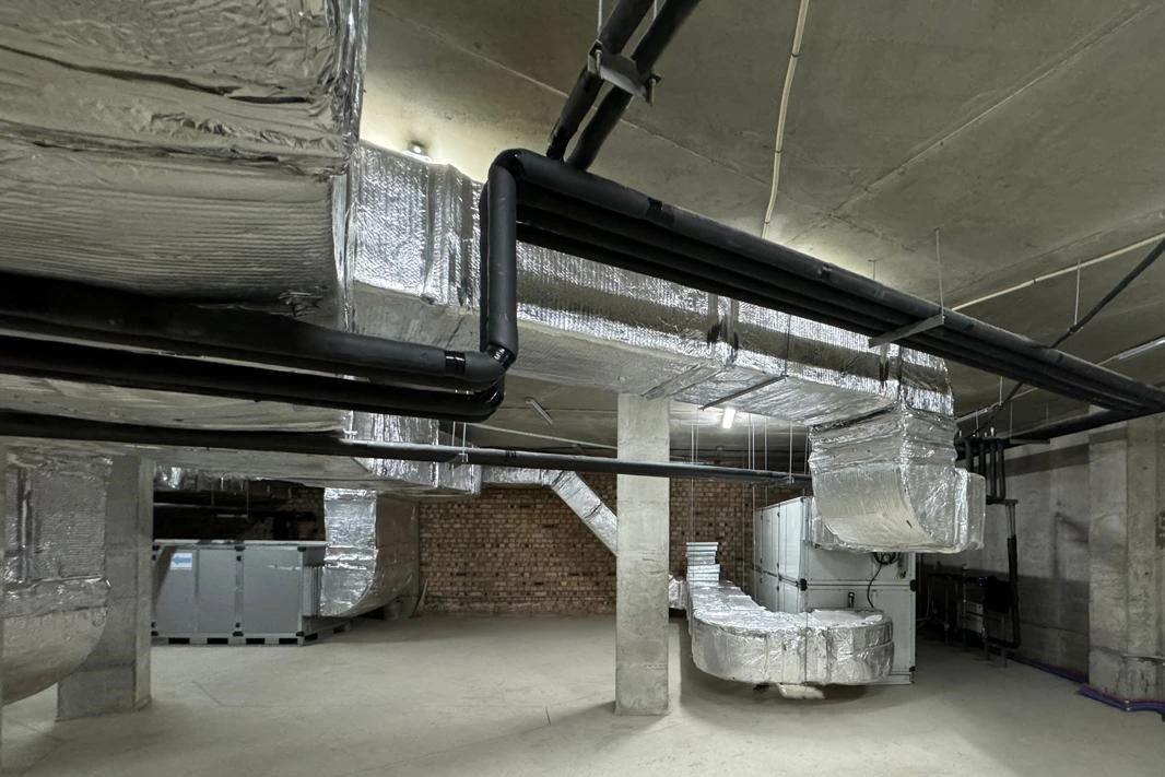 Installation of air ducts and ventilation in a commercial premises — AURAVENT, Astana