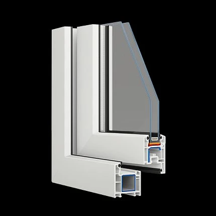 ПВХ окна (белые, стандарт) - 2264 - фото 1