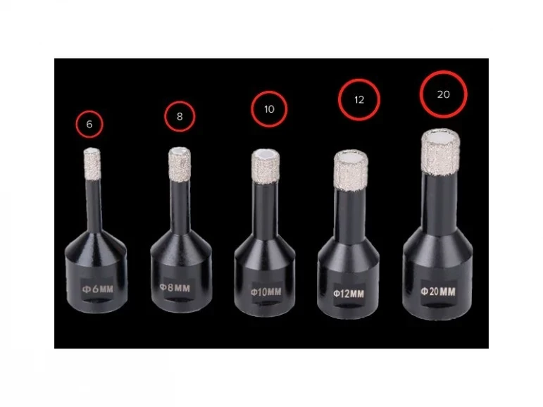 Алмазные коронки малые Katana Diamond Corbet Bit - 493 - фото 1