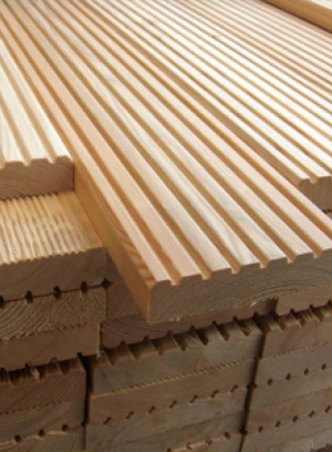 Teras taxtasi korduroy qarag'ay 28×145×4000, C navi-tashqi makon uchun amaliy echim - 660416 - rasm 1 (mini)