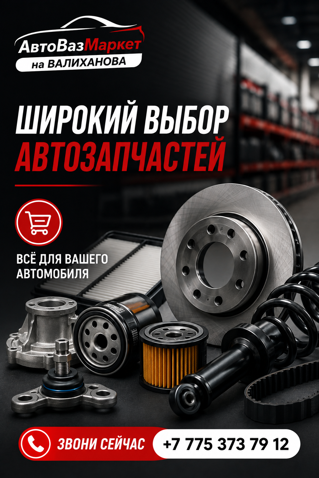 Avtovazmarket su Valikhanova-una vasta selezione di ricambi auto - photo - ID202