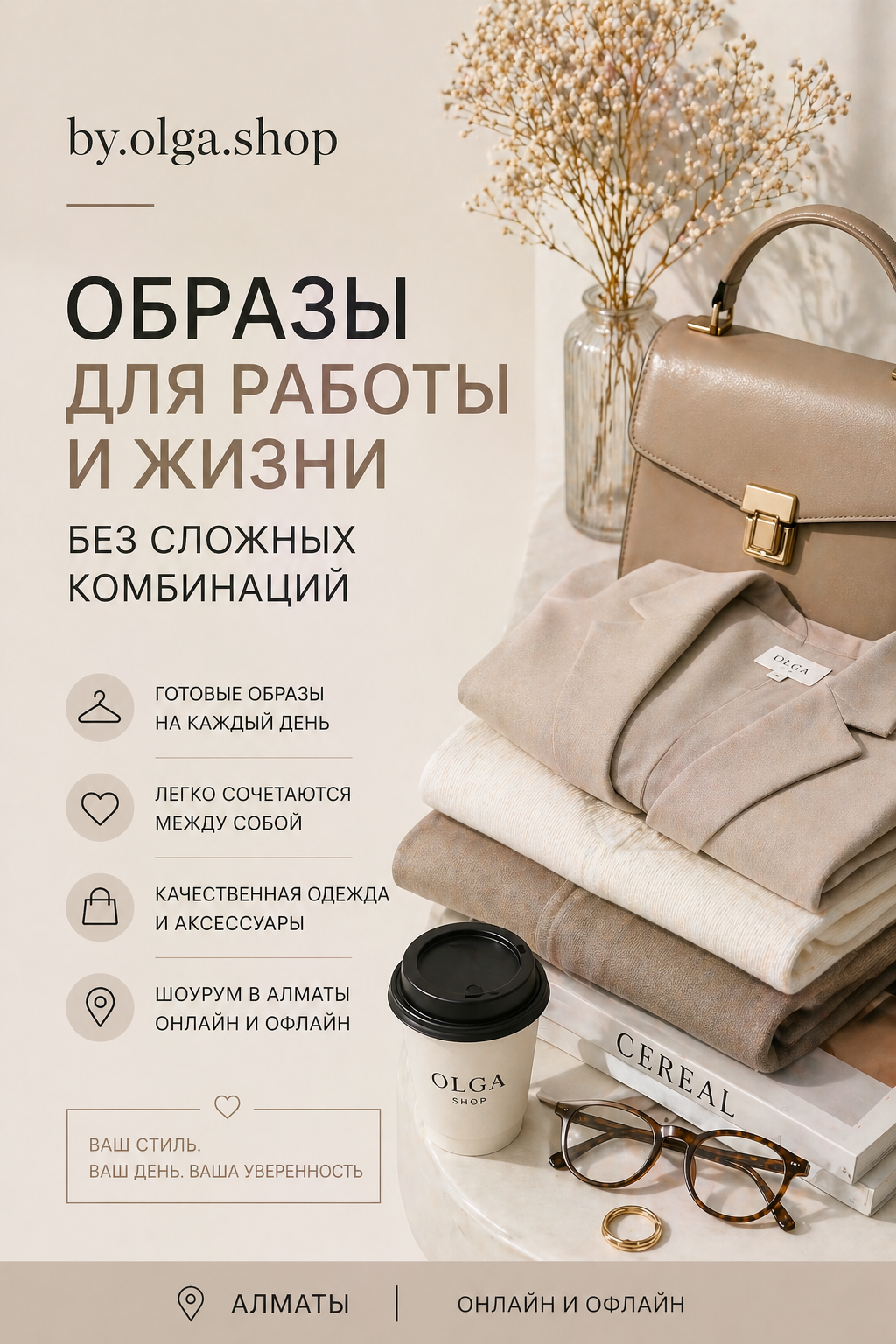 通过。奥尔加。商店图像的工作和生活没有复杂的组合 - photo - ID131